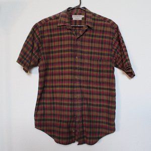 Vintage | Calvin Klein Sport | Plaid Button Down Shirt | Grey